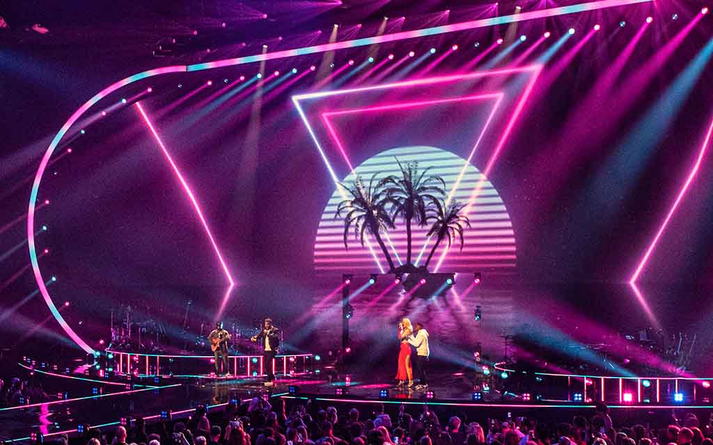 Craig David stage visuals